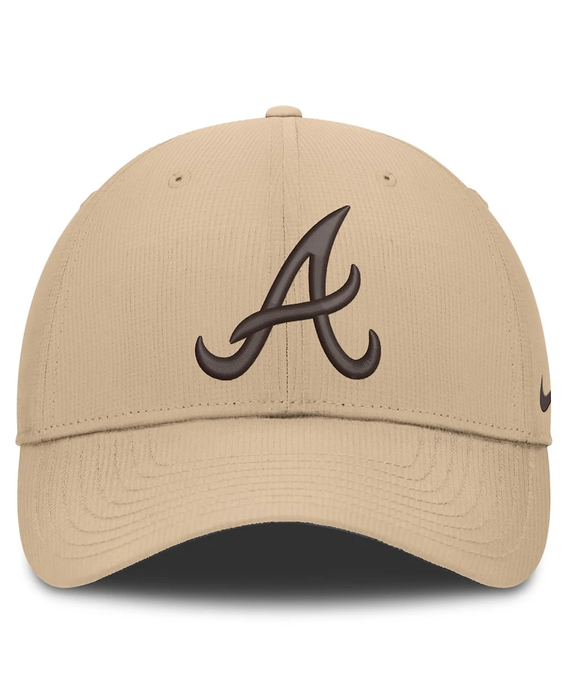 Nike Men's Khaki Atlanta Braves Desert Ripstop Club Adjustable Hat