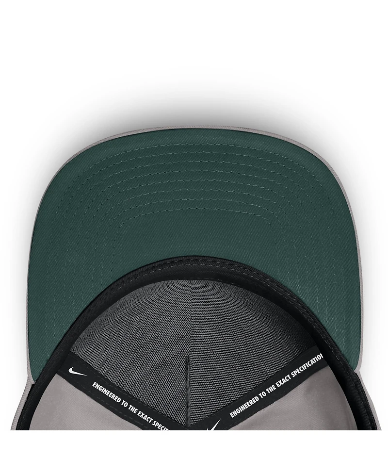 Men's and Women's Nike Gray Michigan State Spartans Primetime Rise Rope Adjustable Hat