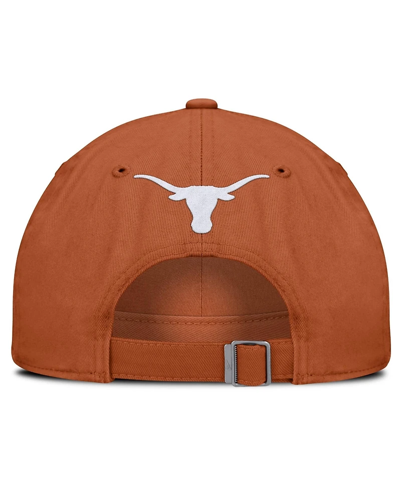 Men's and Women's Nike Texas Orange Texas Longhorns Primetime Chant Club Adjustable Hat