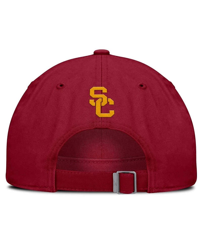 Men's and Women's Nike Cardinal Usc Trojans Primetime Chant Club Adjustable Hat