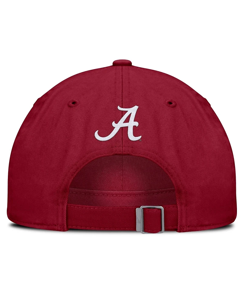 Men's and Women's Nike Crimson Alabama Crimson Tide Primetime Chant Club Adjustable Hat