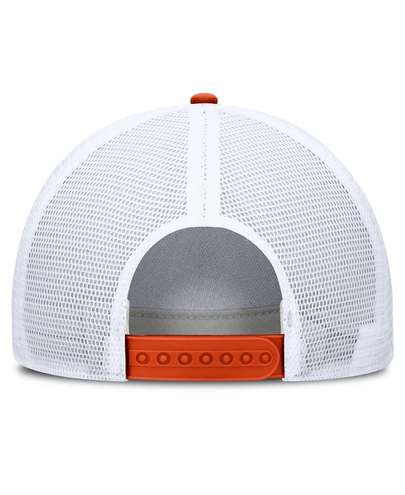 Men's and Women's Nike White Clemson Tigers Country Club Golfin' Rise Trucker Adjustable Hat