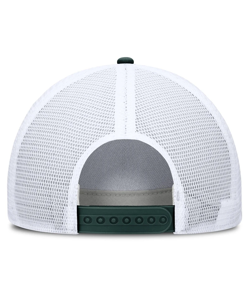 Men's and Women's Nike White Michigan State Spartans Country Club Golfin' Rise Trucker Adjustable Hat
