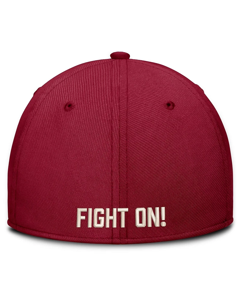 Nike Men's Cardinal Usc Trojans Dri-fit Vintage Rise Swooshflex Flex Hat