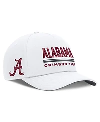 Nike Men's White Alabama Crimson Tide 2026 Sideline Dri-fit Rise Adjustable Hat