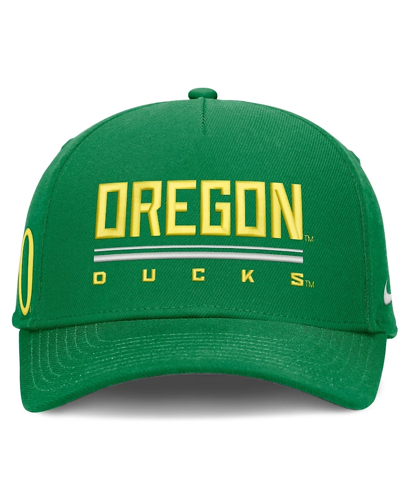 Nike Men's Green Oregon Ducks 2026 Sideline Dri-fit Rise Adjustable Hat