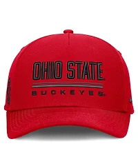 Nike Men's Scarlet Ohio State Buckeyes 2026 Sideline Dri-fit Rise Adjustable Hat