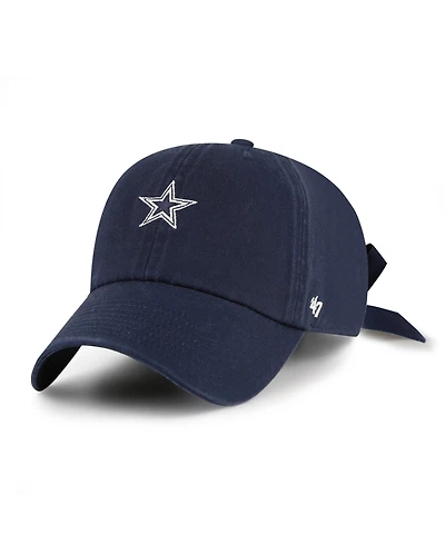 '47 Brand Women's Navy Dallas Cowboys Bow Back Clean Up Adjustable Hat