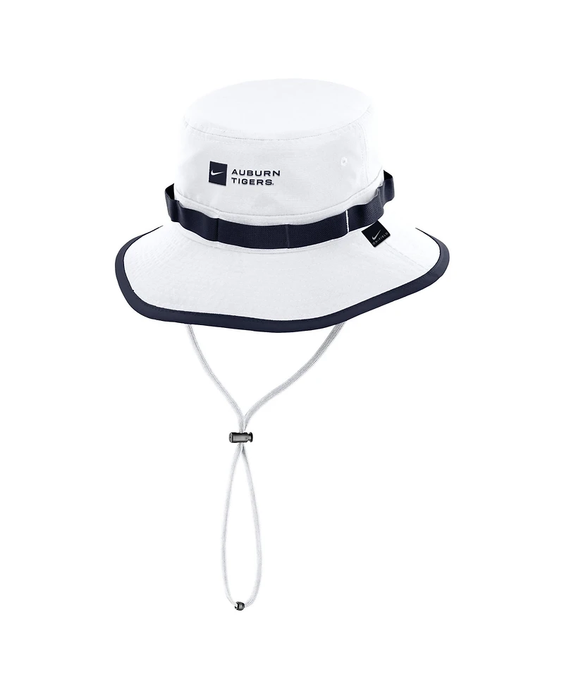 Men's Nike White Auburn Tigers 2026 Sideline Apex Boonie Bucket Hat