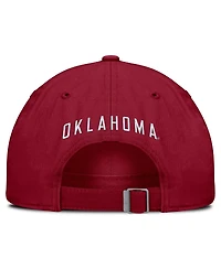 Nike Men's and Women's Crimson Oklahoma Sooners Legacy Letter Club Adjustable Hat