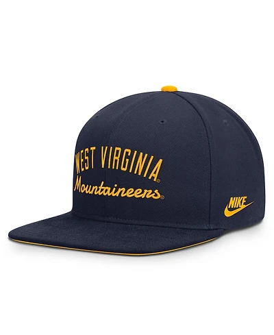 Nike Men's Navy West Virginia Mountaineers Legacy Snapback Hat