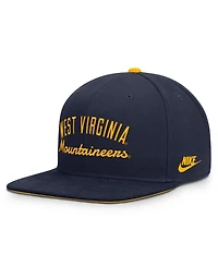Nike Men's Navy West Virginia Mountaineers Legacy Snapback Hat