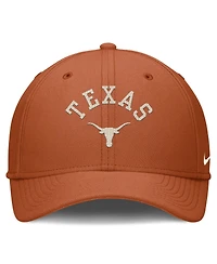 Nike Men's Texas Orange Longhorns Campus Prep Chained Arched Swooshflex Flex Hat