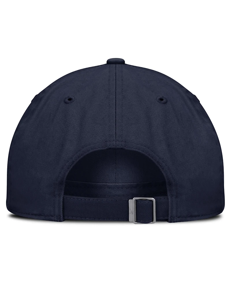 Nike Men's and Women's Navy West Virginia Mountaineers Campus Prep Football Club Adjustable Hat