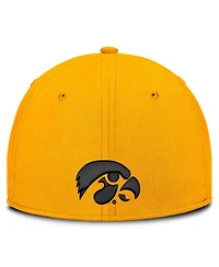 Nike Men's Gold Iowa Hawkeyes Game Day Rise Swooshflex Hat