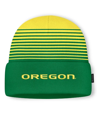 Men's and Women's Nike Green/Yellow Oregon Ducks On-Field Utility Knit Hat