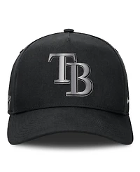 Men's Nike Black Tampa Bay Rays Rise Dri-fit A-Frame Adjustable Hat