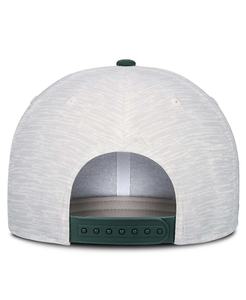 Nike Men's and Women's White/Green Michigan State Spartans Primetime Rise Adjustable Hat