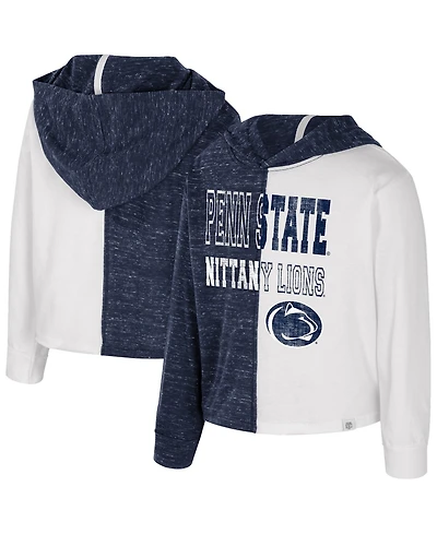 Colosseum Toddler Navy Penn State Nittany Lions Gals Knit Hoodie
