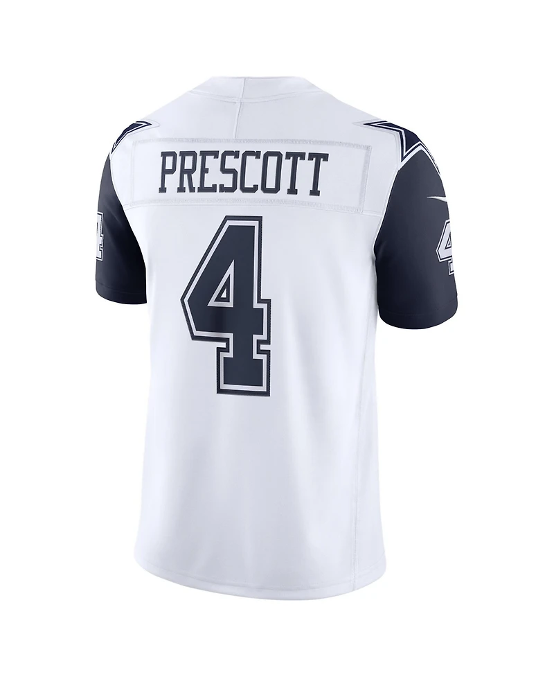 Nike Men's Dak Prescott White Dallas Cowboys Alternate Vapor F.u.s.e. Stitched Limited Jersey