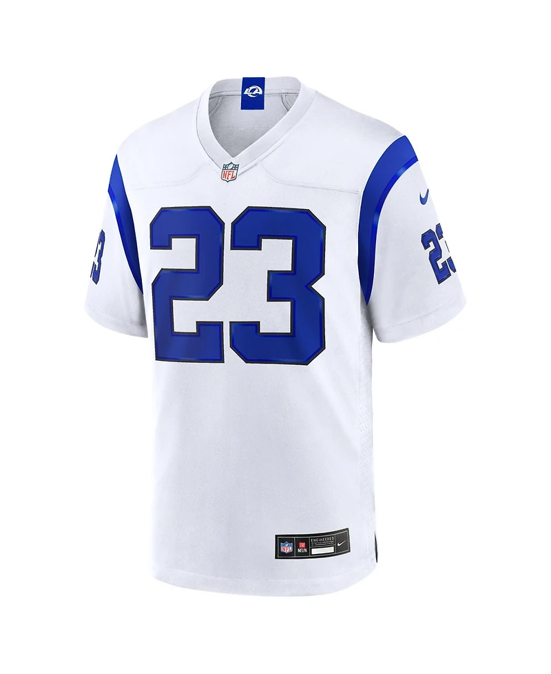 Nike Men's Kyren Williams Los Angeles Rams Fearsome White Game Jersey