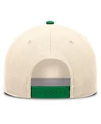 Nike Men's and Women's Natural/Green Oregon Ducks Campus Prep Rise Adjustable Hat