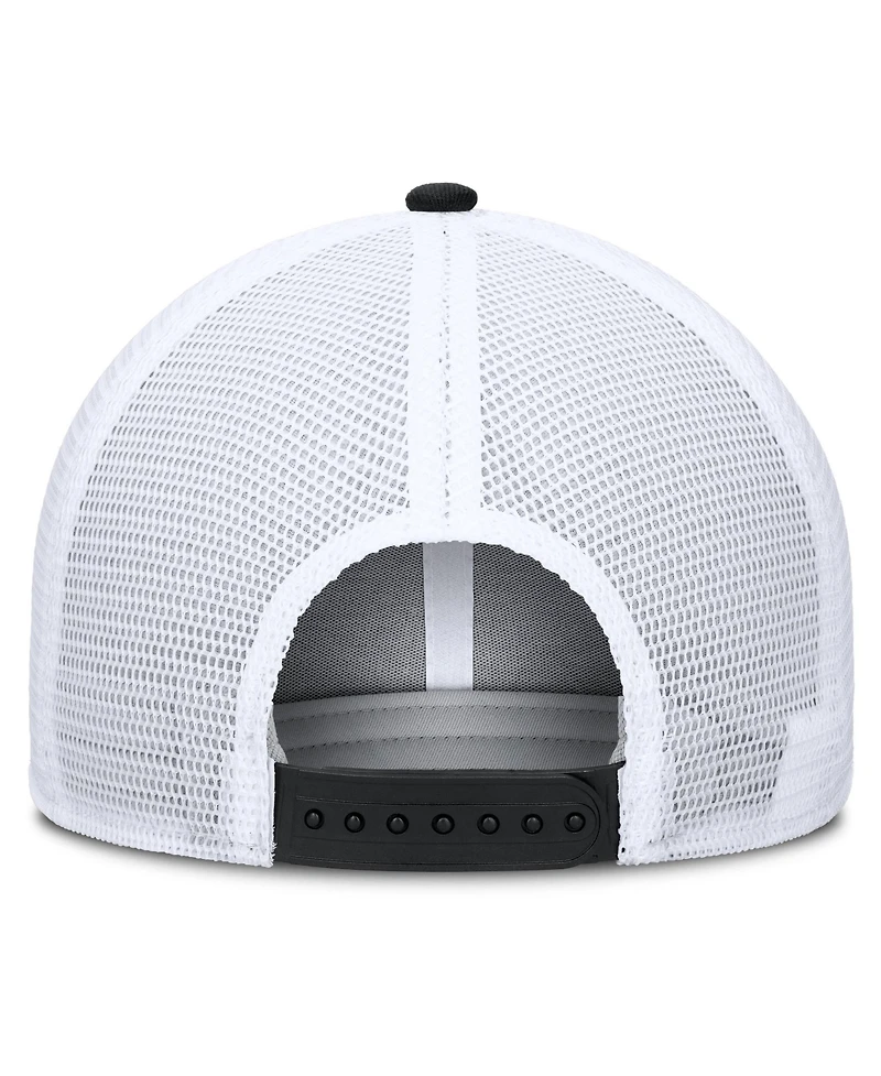Men's Nike Black/White San Diego Padres Camo Rise Trucker Dri-fit Adjustable Hat