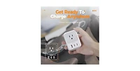 Tessan Wall Outlet Extender with 2 Usb C, 1875W for Home, Office and Travel