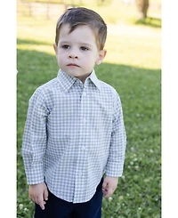 Florence Eiseman Toddler Boys (2T-4T) Check Button Down Shirt