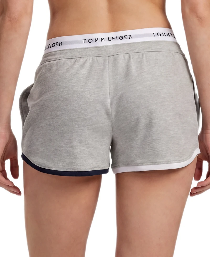Tommy Hilfiger Women's Mid-Rise French Terry Boxer Shorts, 3" Inseam