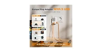 Tessan 28W 9-in-1 Charging European Power Adapter [Compatible with European Outlets]