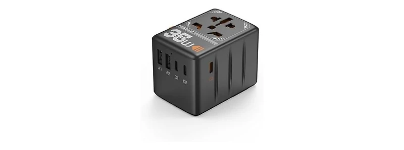 Tessan 35W 3 Usb-c 2 Usb-a Travel Adapter