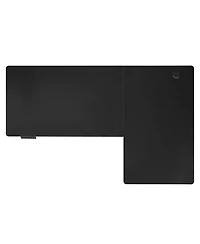 Slickblue L Shaped Standing Gaming Desk with Steel Frame Design
