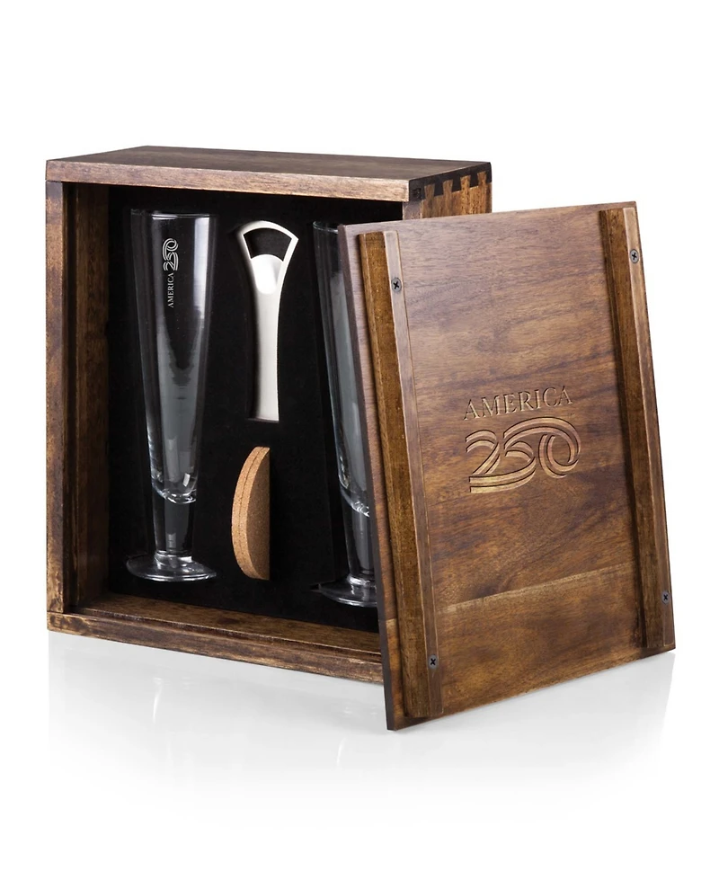 Legacy America250 Pilsner Beer Glass Gift Set