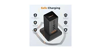 Tessan Multi-Port Usb Charging Station with 6-in-1, 100W, 3 Usb-c for Home, Office and Travel