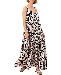 Mint Velvet Women's Monaco Geo Maxi Dress