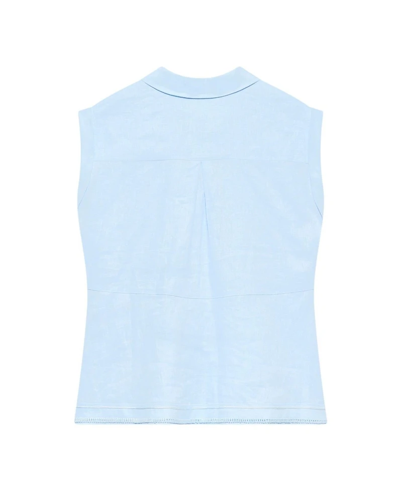 Mint Velvet Women's Linen Sleeveless Shirt