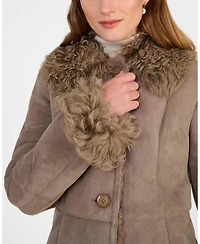 Furniq Uk Women's Aubrey Shearling Coat