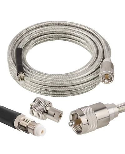 Lofree RG8X Double-Shielded Flexible Coaxial Cable 10 ft.