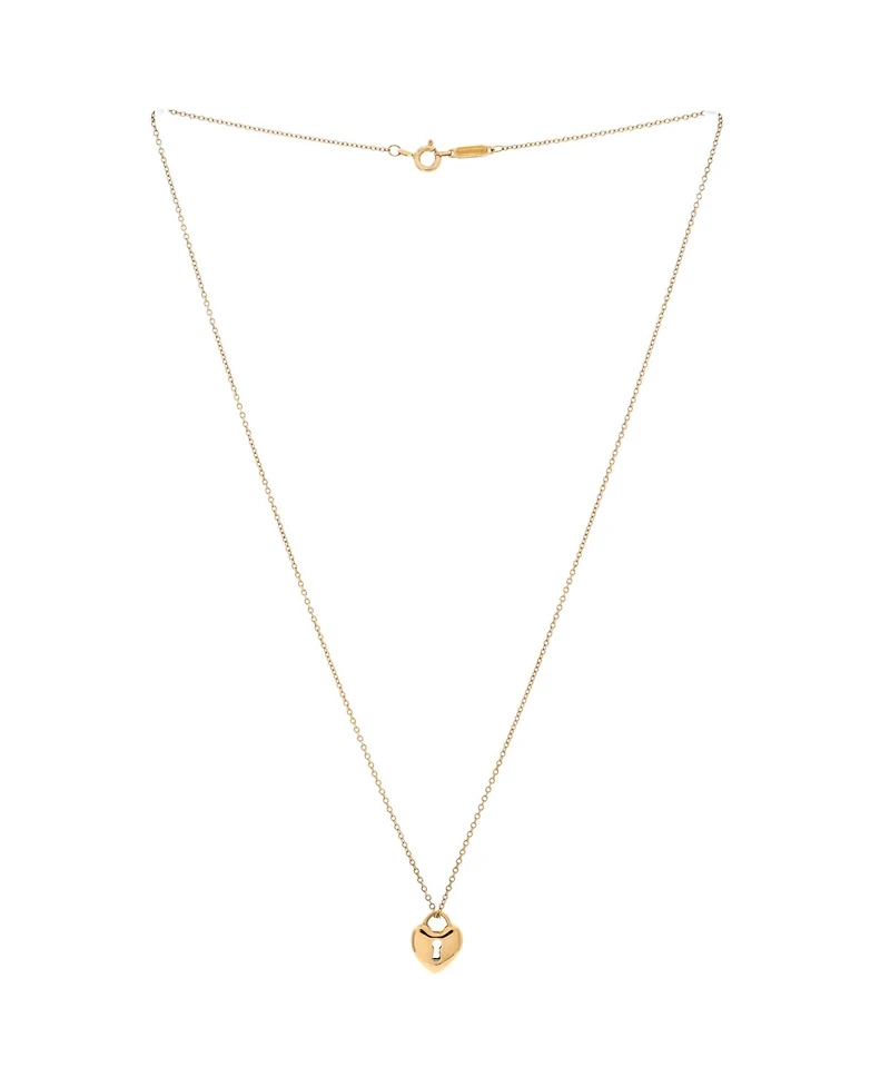 Pre-Owned Tiffany & Co Heart Lock Pendant Necklace