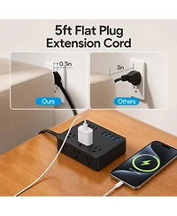 Lofree 100W Charging Station 14-in-1 Usb Fast Charger Surge Protector