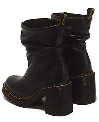 Dr. Martens Women's Kasey Lo Virginia Leather Pull-On Booties