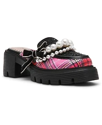Betsey Johnson Women's Haven Platform Loafers Mules