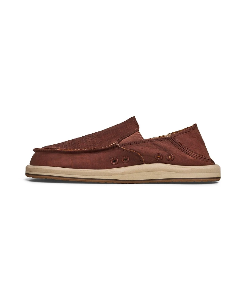 Sanuk Men's Donny Novelty Leather - Men Loafers