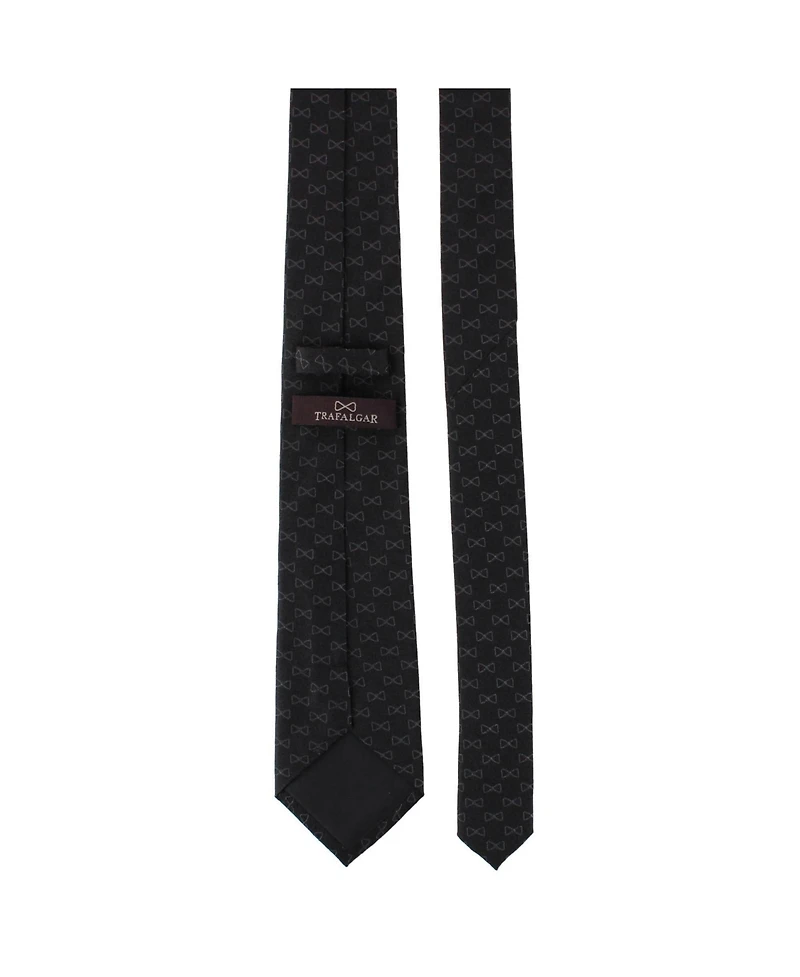 Trafalgar Men's Signature Logo Silk Novelty Necktie