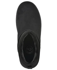 White Mountain Women's Inspa Faux Fur Pull-On Booties