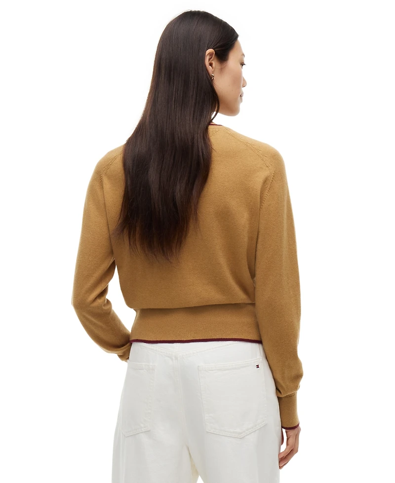 Tommy Hilfiger Women's American Icons Slim-Fit Button Cardigan