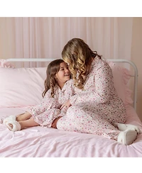 Sweet Wink Little Girls Berry Floral Lounge Set
