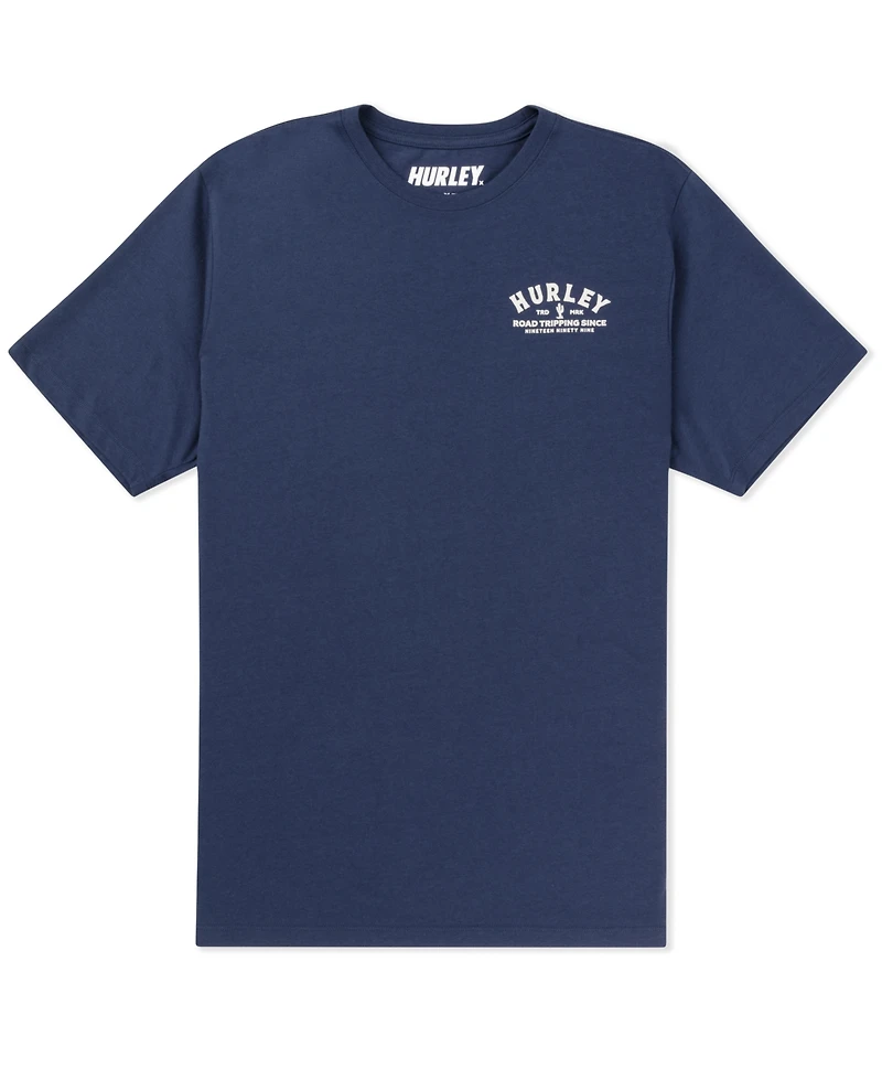 Hurley Men's H2O Dri Road Trippin Crewneck T-Shirt