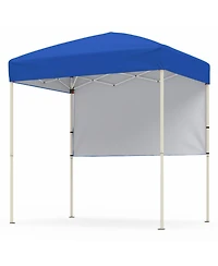 Gouun 6 x 4 feet Pop-Up Canopy Tent with Half Sidewall and Carry Bag